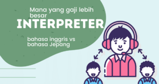 Manakah gaji yang lebih besar antara Interpreter bahasa Jepang dan Interpreter bahasa Inggris