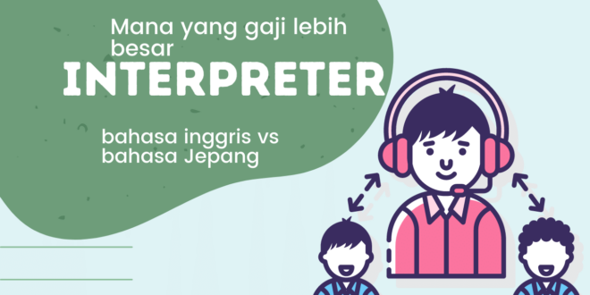 Manakah gaji yang lebih besar antara Interpreter bahasa Jepang dan Interpreter bahasa Inggris